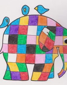 Elmer the Patchwork Elephant, by Patricia C Prada Jimenez