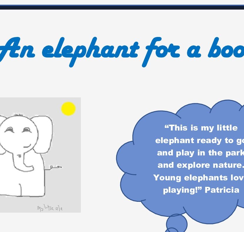 An elephant for a book